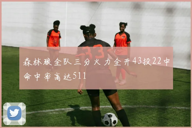 森林狼全队三分火力全开43投22中命中率高达511